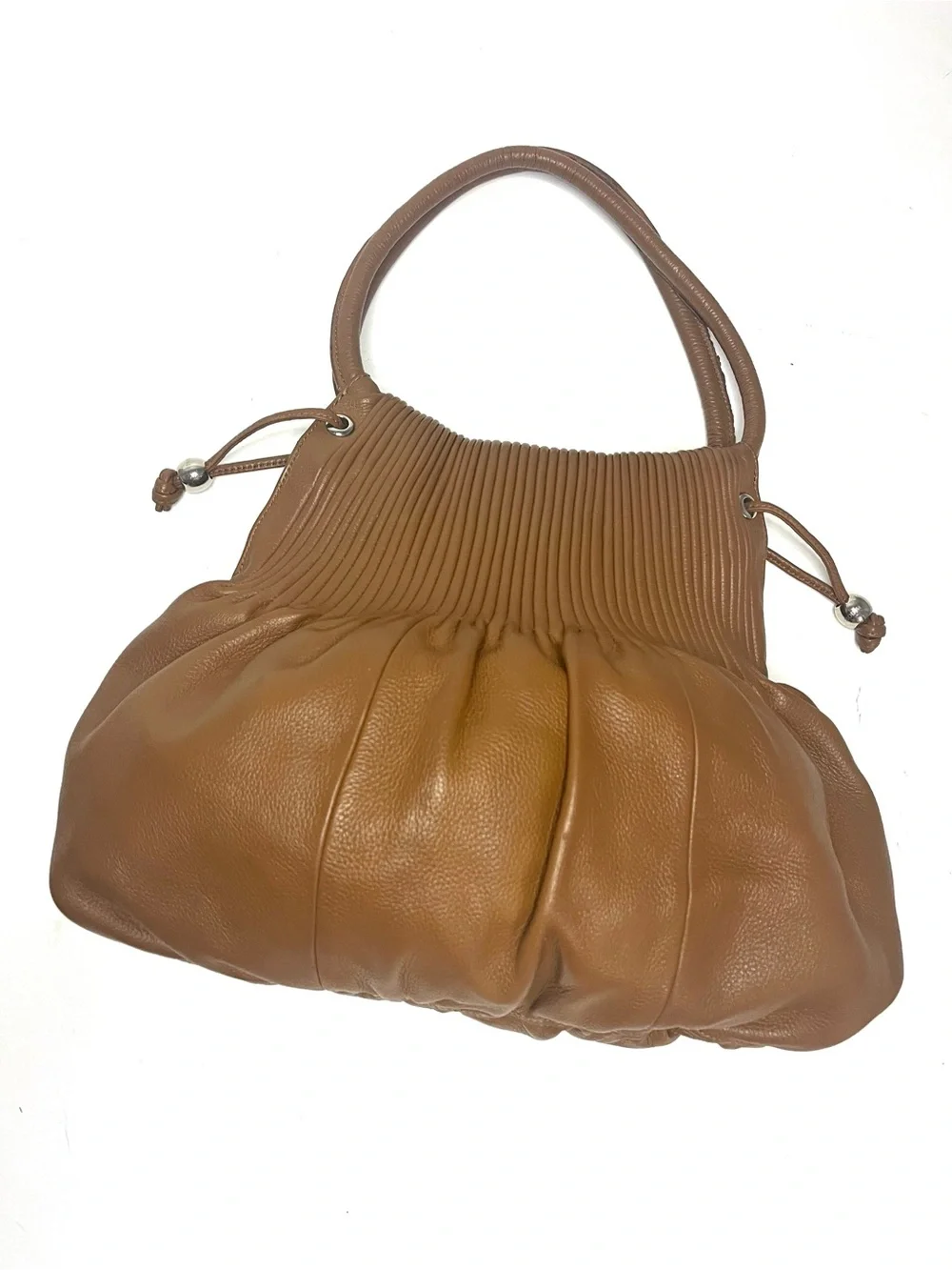 Bodhi Caramel Leather Hobo Bag